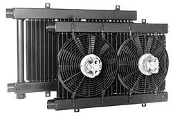 Scambiatore di calore idraulico di alluminio dell'aletta del piatto, radiatore dell'olio di rendimento elevato