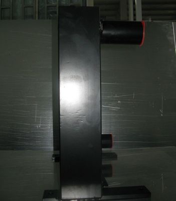 Aletta della banda nera che brasa lo scambiatore di calore dell'olio idraulico per l'escavatore/rullo vibratile