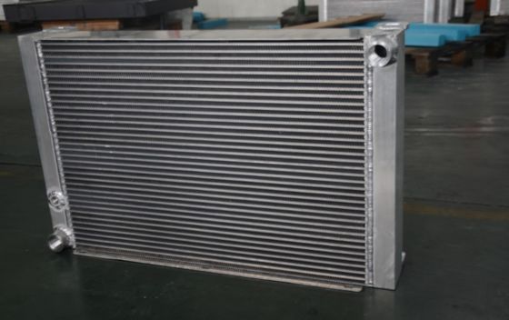Scambiatore di calore di alluminio resistente dell'aletta del piatto di vibrazione per il compressore d'aria