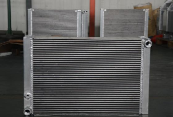 Scambiatore di calore di alluminio resistente dell'aletta del piatto di vibrazione per il compressore d'aria