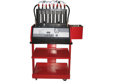 Macchina del pulitore dell'iniettore di combustibile di 8 cilindri e tester WDF-8H con la valvola di scarico manuale