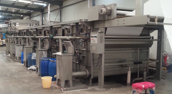 Due giù guidano la macchina industriale tricottata del lavaggio di NO--tensione dei rulli di guida