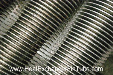SS409/SS410 il tubo alettato a spirale, scambiatore di calore solido & ha dentellato l'aletta tubolare